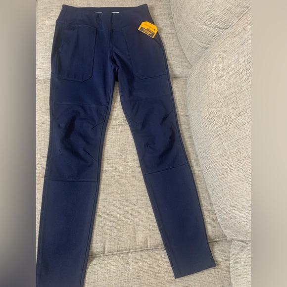NWT CARHARTT Force Fitted Midweight Utility Legging in Navy, Size XS (0-2) - Picture 6 of 8